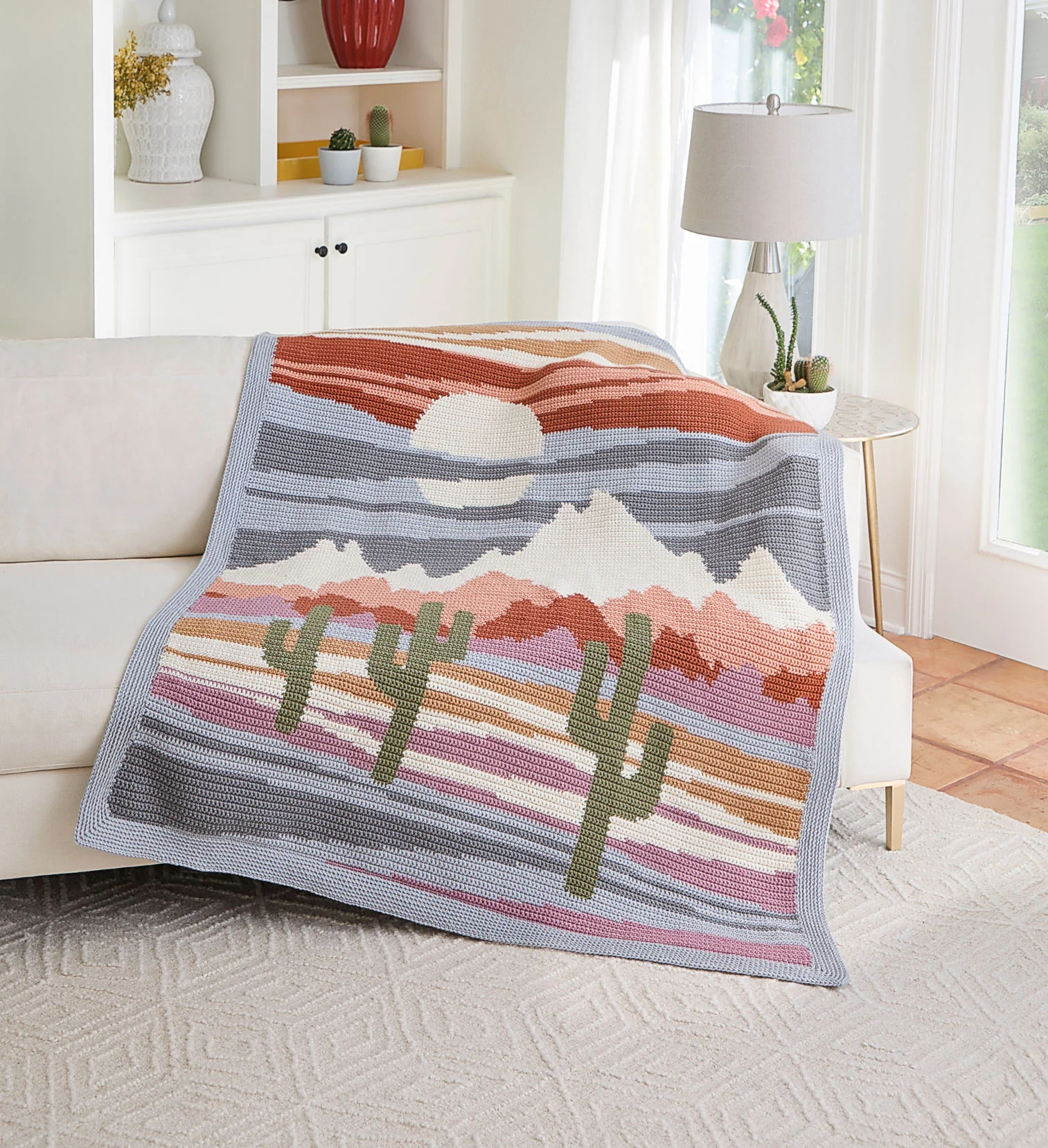 Desert Scene Afghan