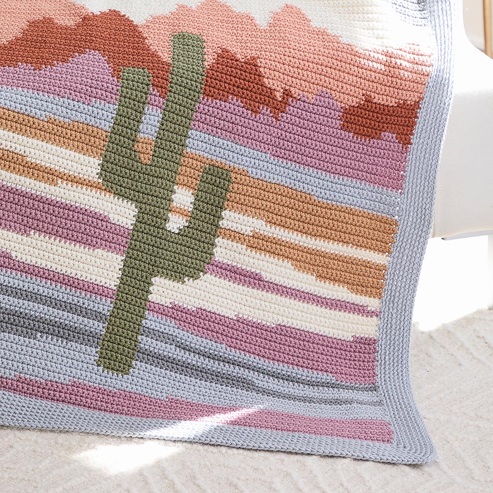 Desert Scene Afghan - Image 3