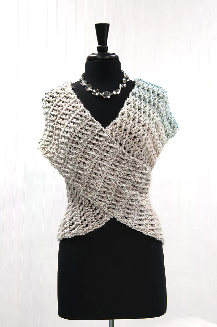 Diagonal Crossed Wrap Pattern