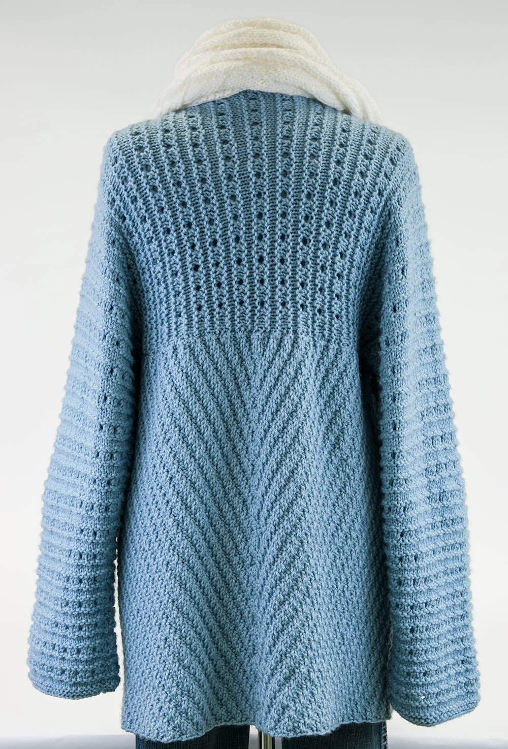 Diagonal Textured Cardigan - Image 2