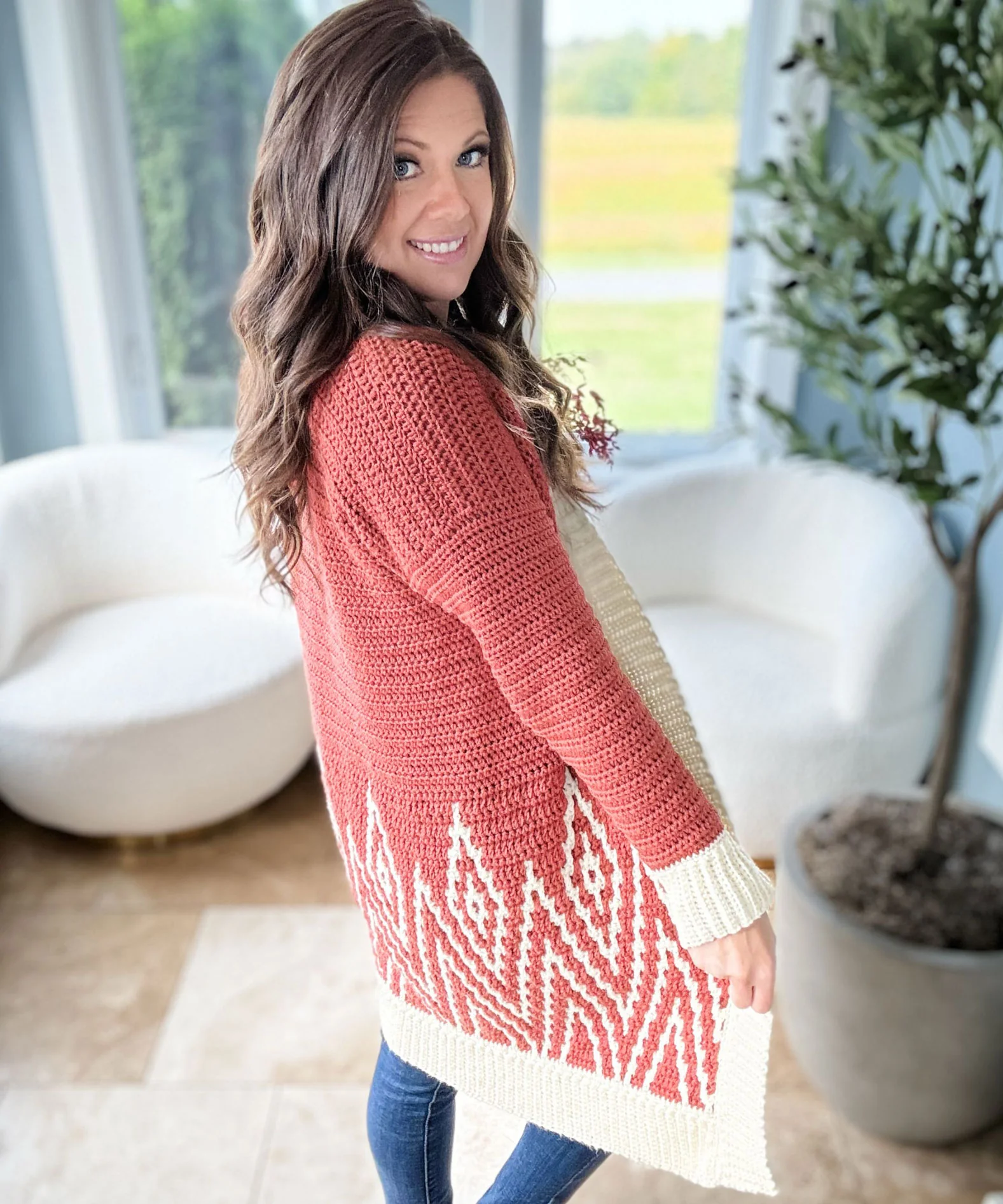 Diamond Drift Cardigan - Image 6