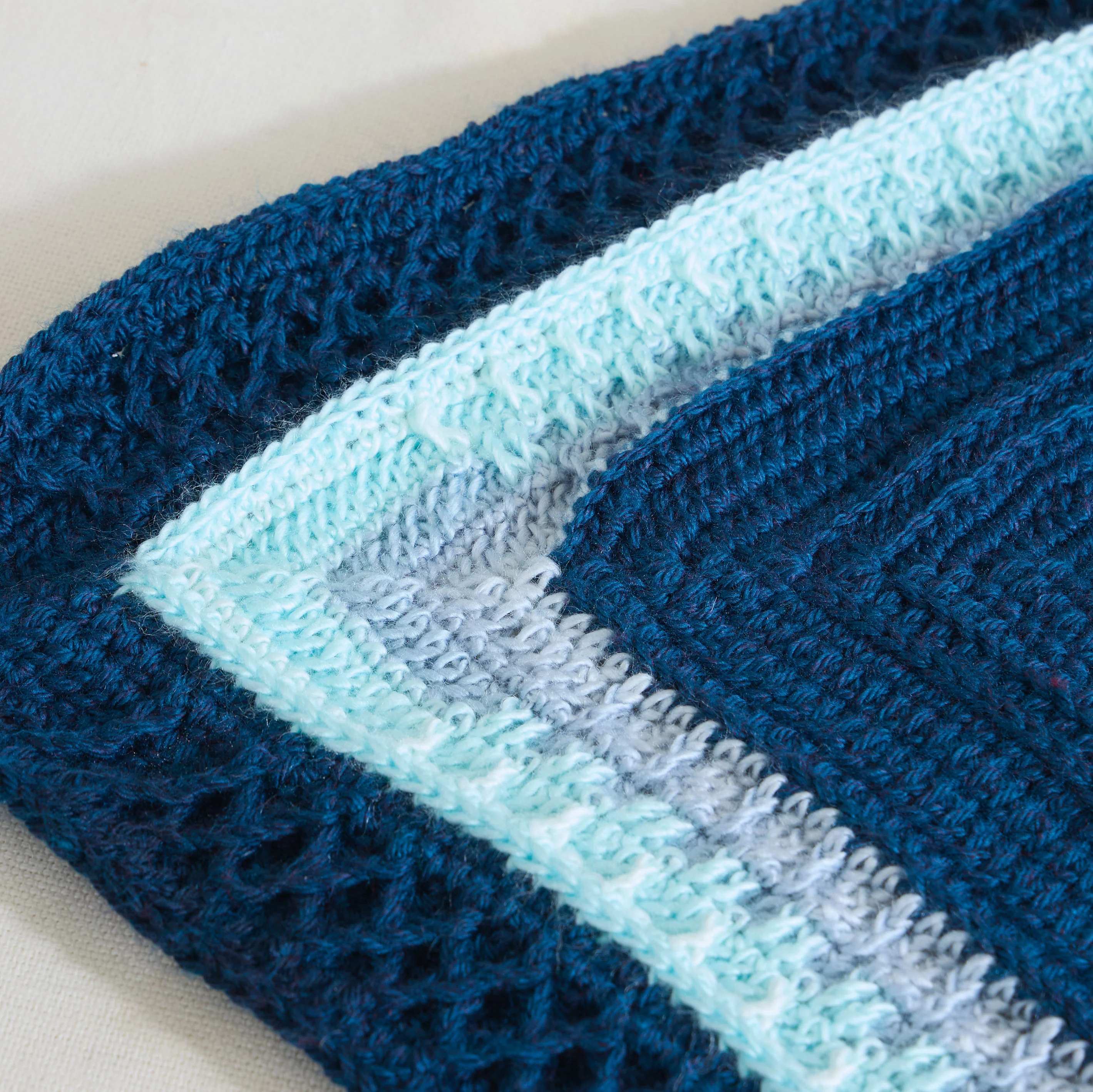 Diamond Lattice Crochet Throw - Image 19