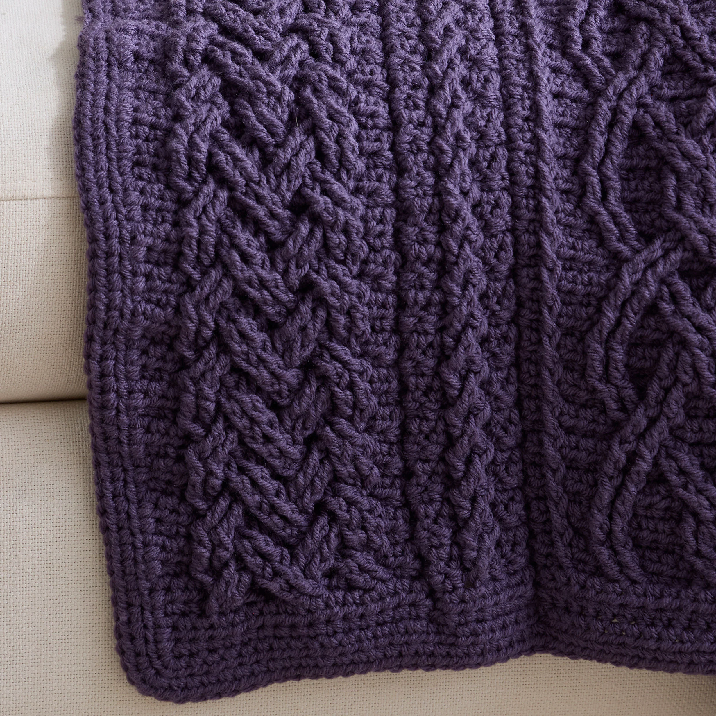 Diamonds & Cables Blanket - Image 2