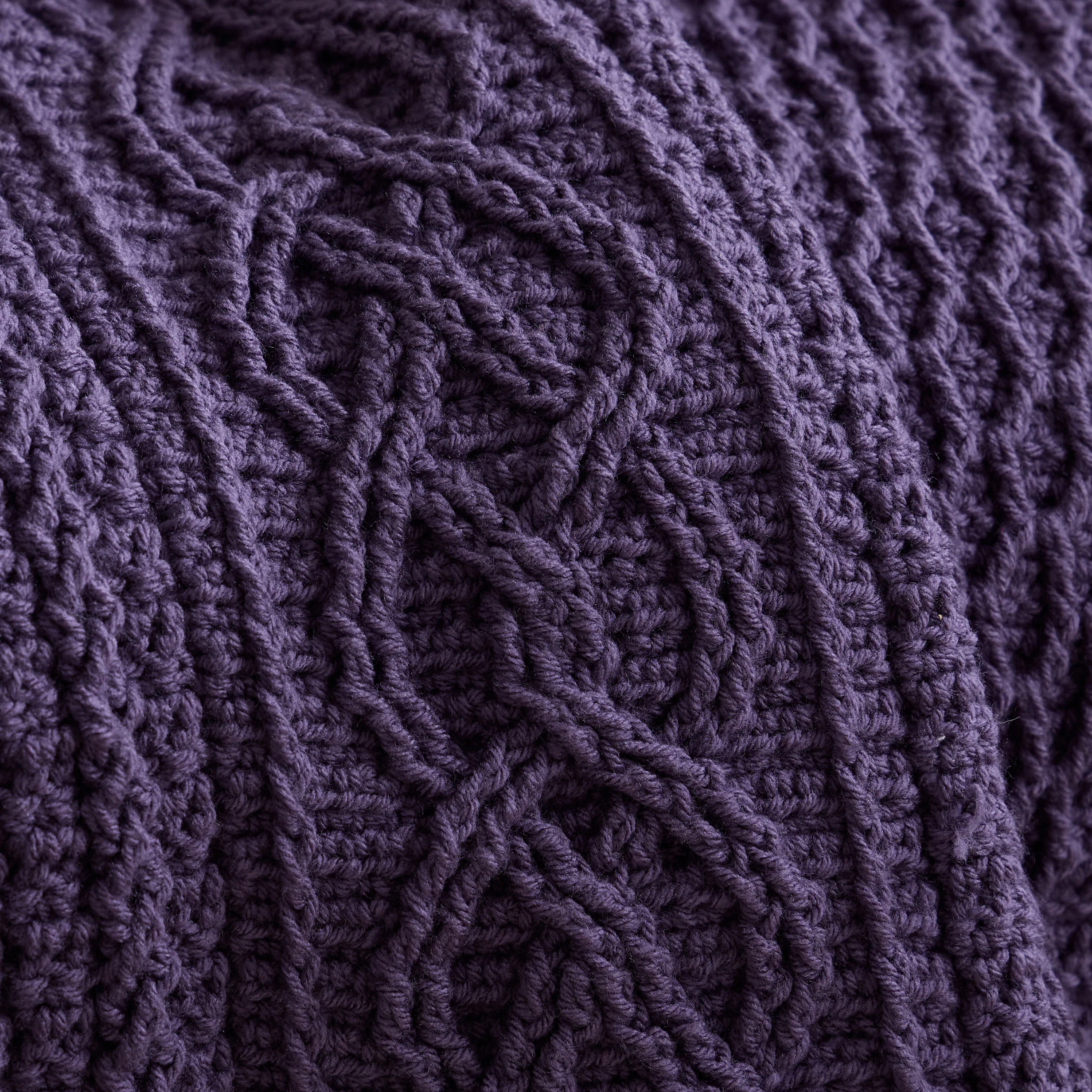 Diamonds & Cables Blanket - Image 4