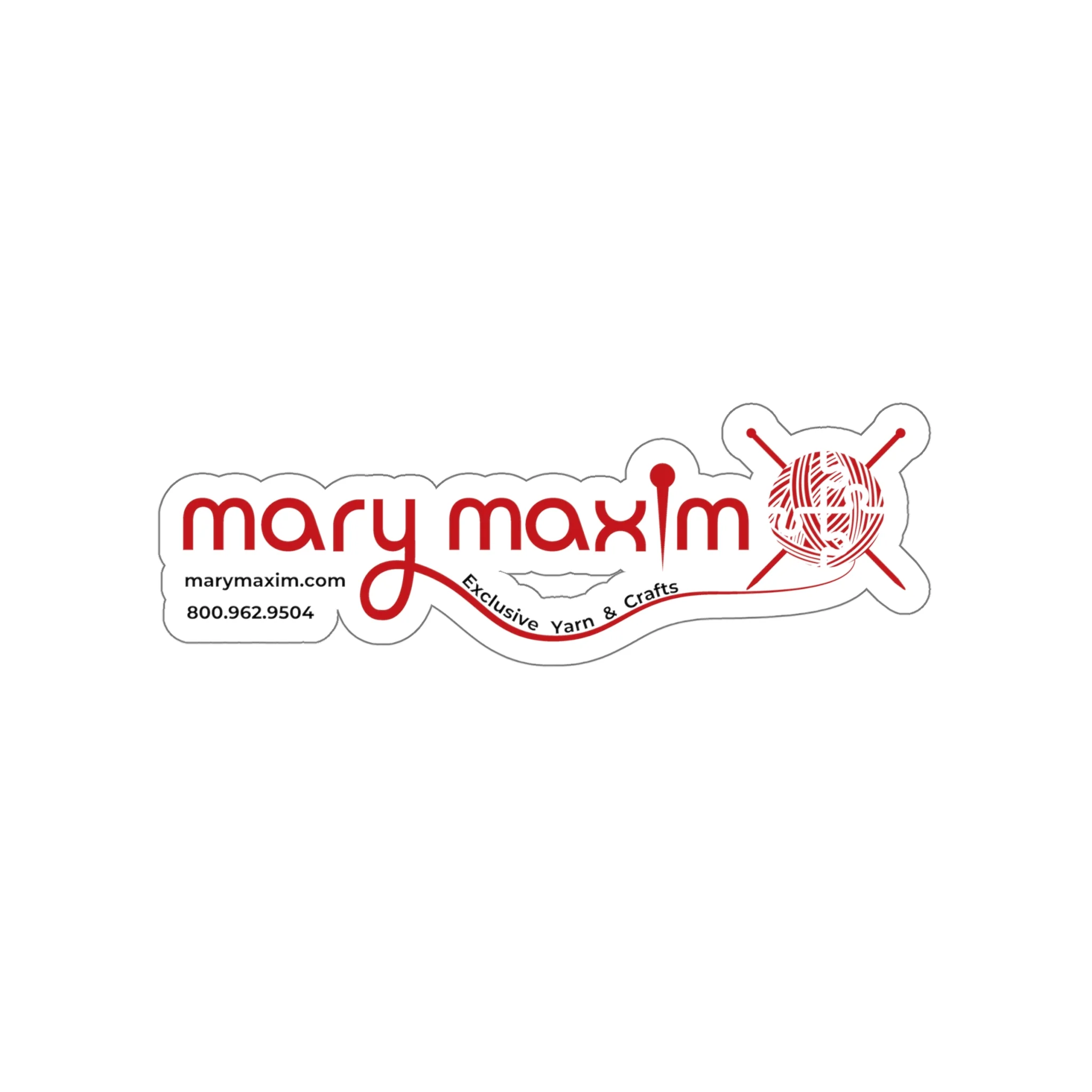 Mary Maxim Die-Cut Sticker - Image 2