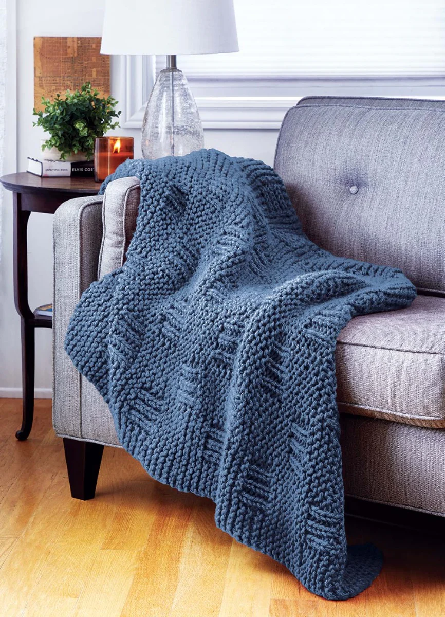 Easy Knit Blanket Pattern - Image 3