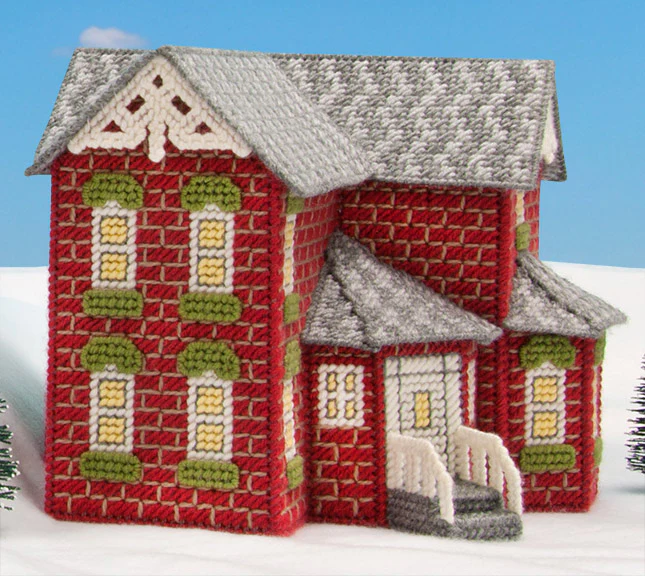 Exclusive Plastic Canvas Village - Image 4
