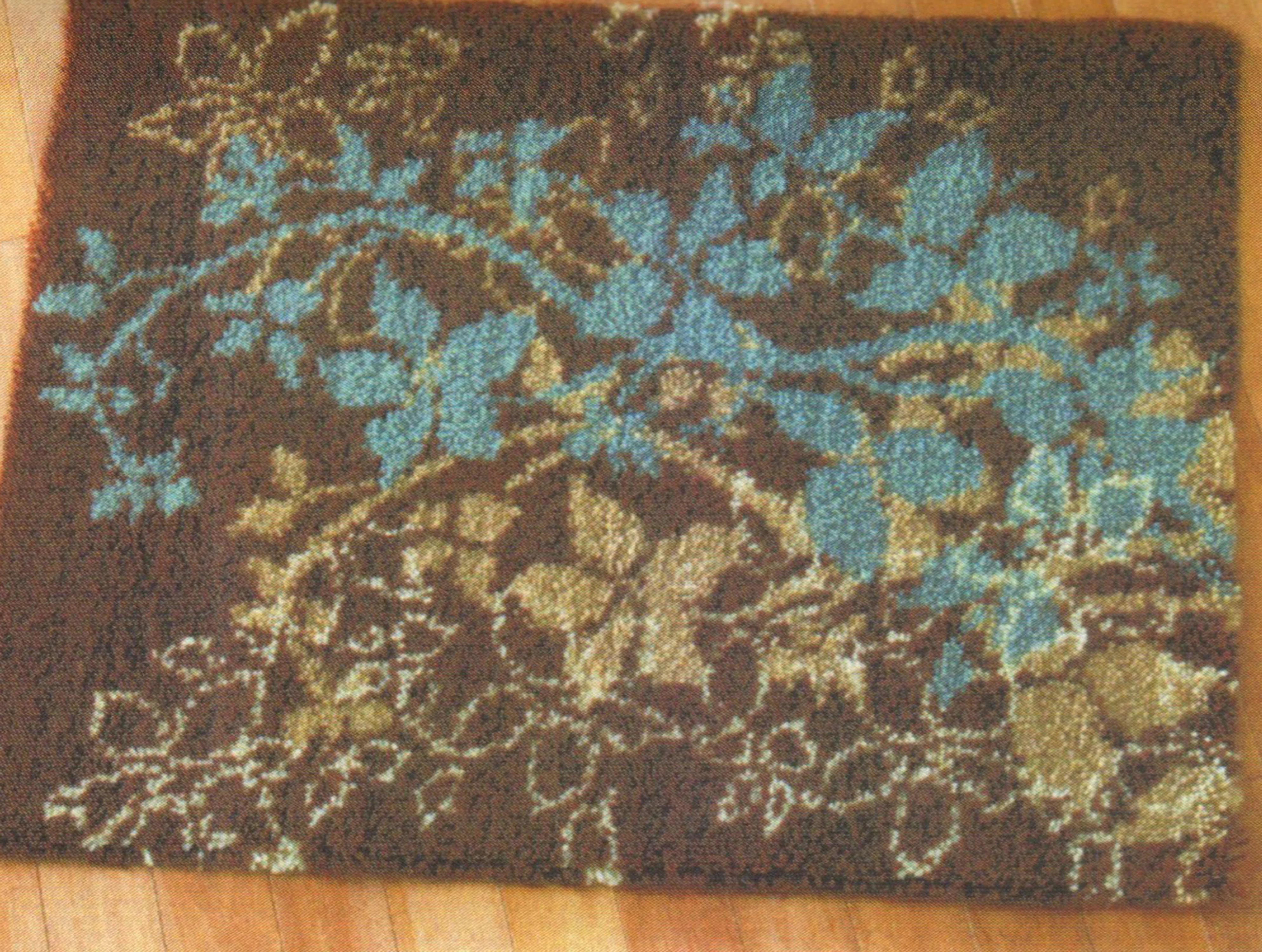 Fancy Foliage Rug Pattern