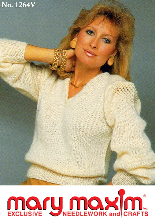 Fancy V-Neck Pullover Pattern