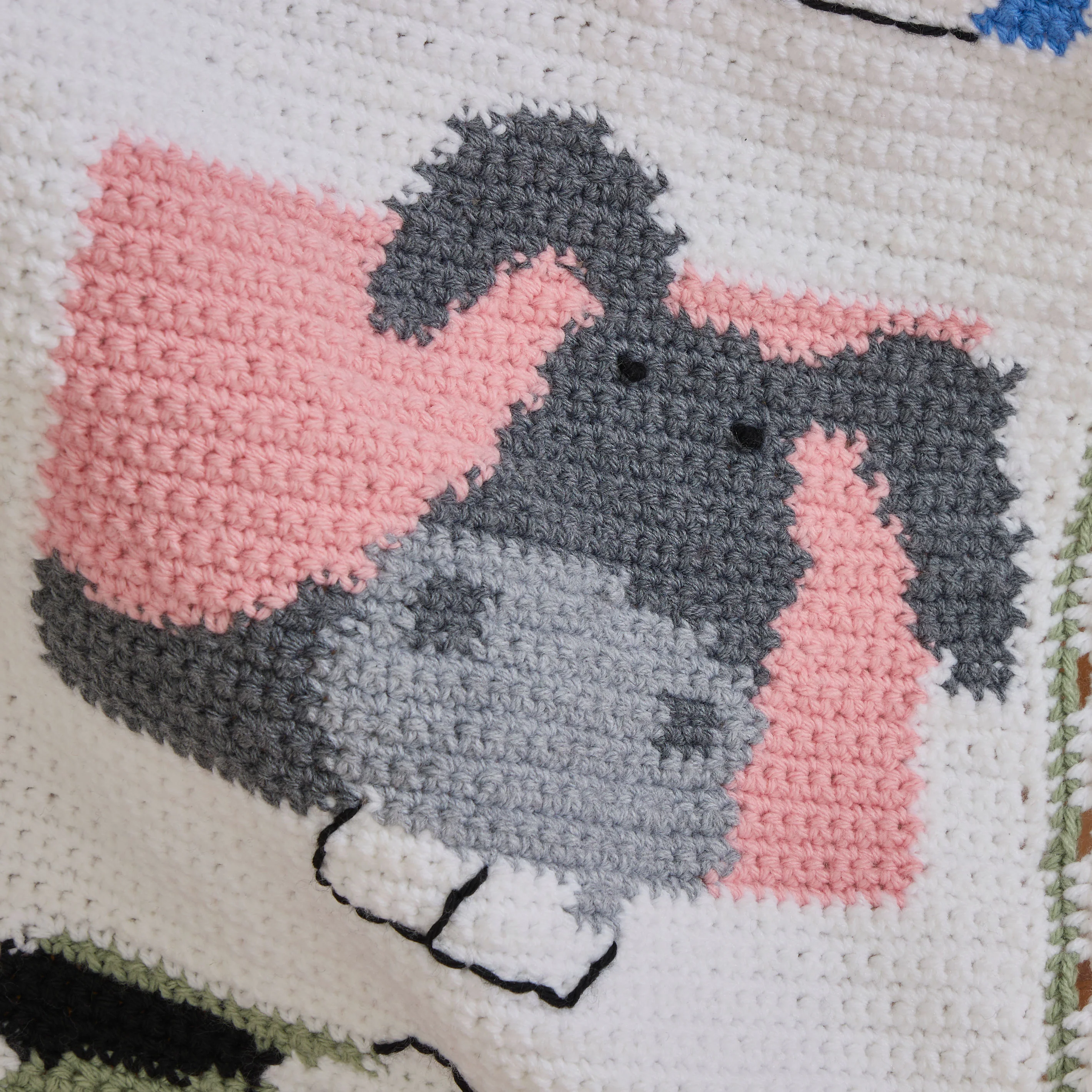 Farm Sweet Farm Baby Crochet Blanket - Image 4