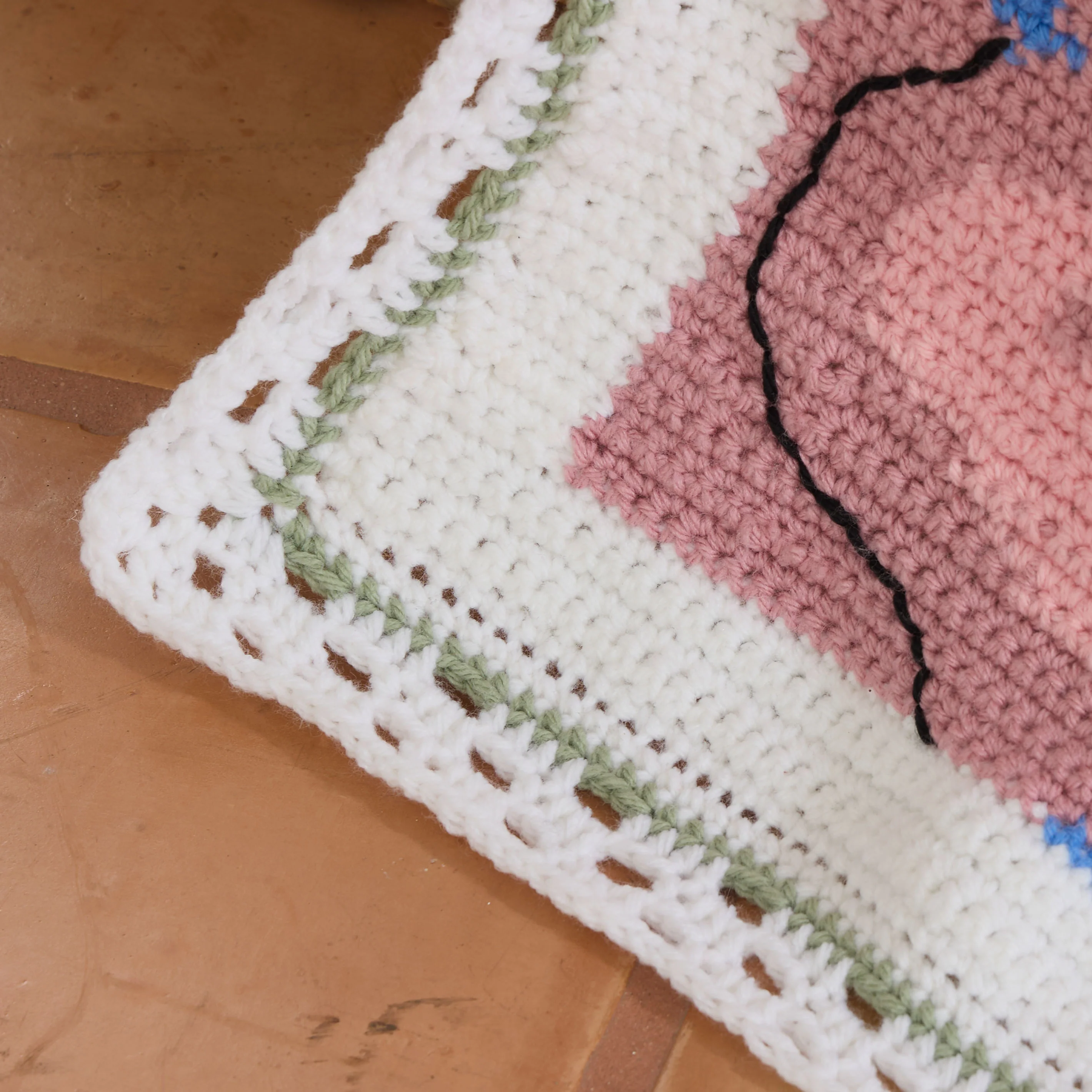 Farm Sweet Farm Baby Crochet Blanket - Image 6