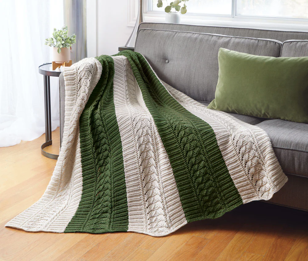 Fishtail Lace Throw Pattern - Image 4