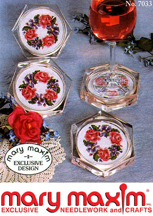 Floral Coaster Pattern
