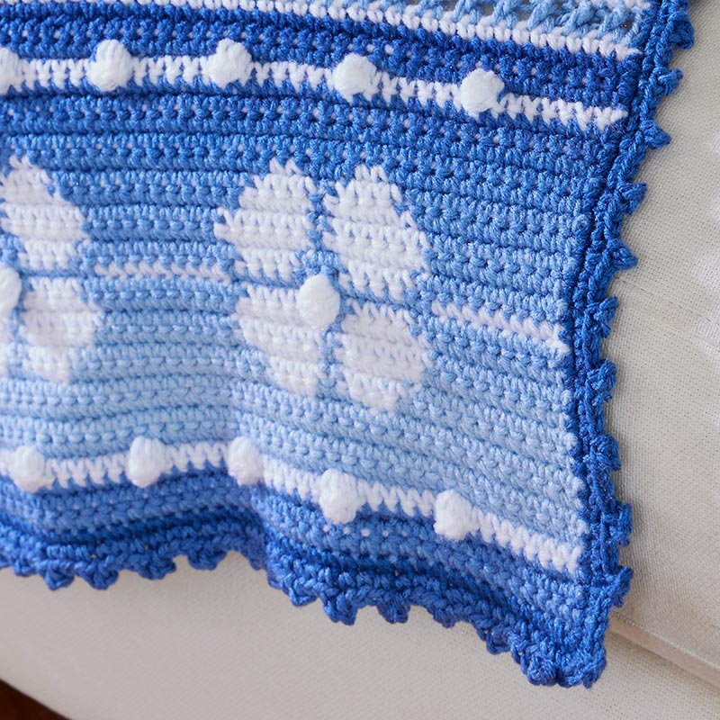 Flower Bands Blanket - Image 4