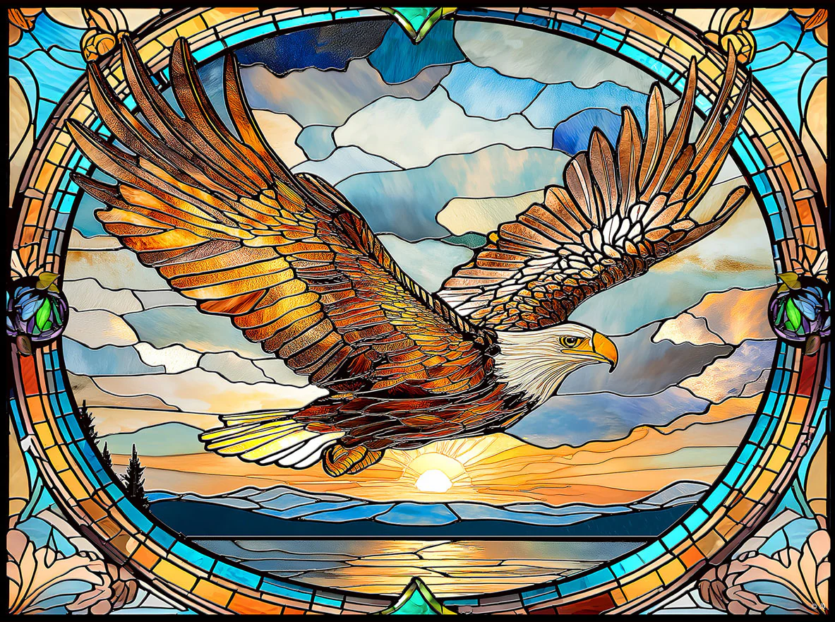Flying Eagle Jigsaw Puzzle