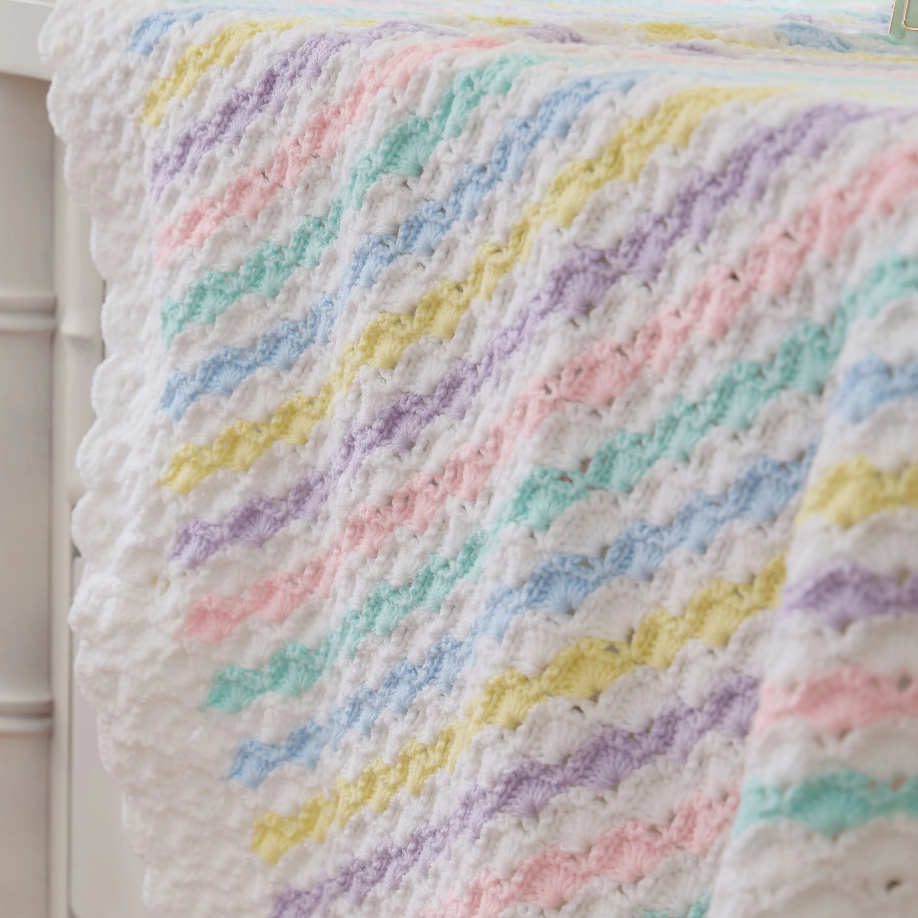 Framed Shells Baby Blanket - Image 4