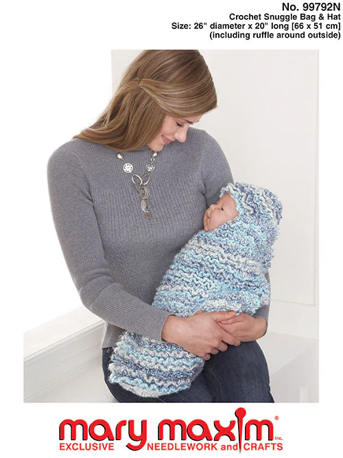 Crochet Snuggle Bag and Hat Pattern