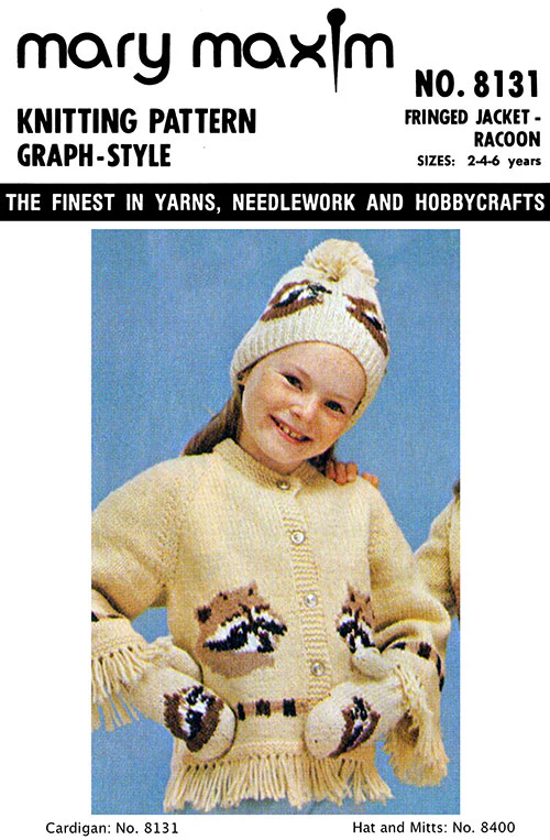 Fringed Jacket - Raccoon Pattern - Image 2