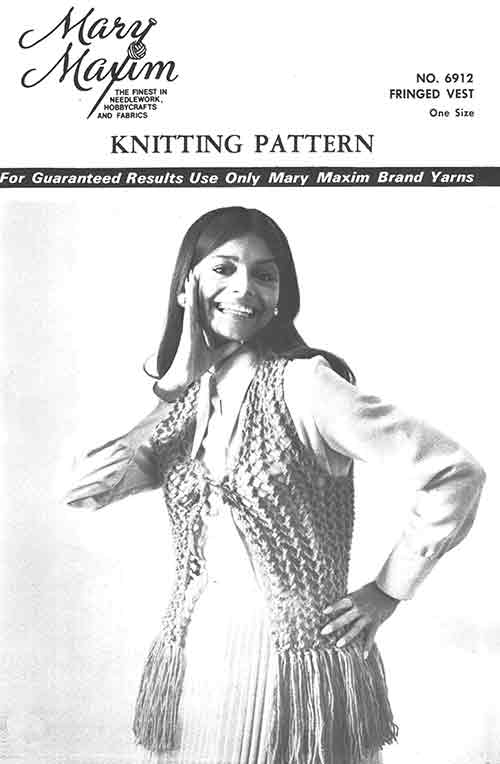 Fringed Vest Pattern