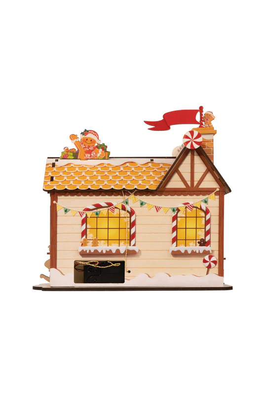 Gingerbread House Wood Model Kit - Image 3