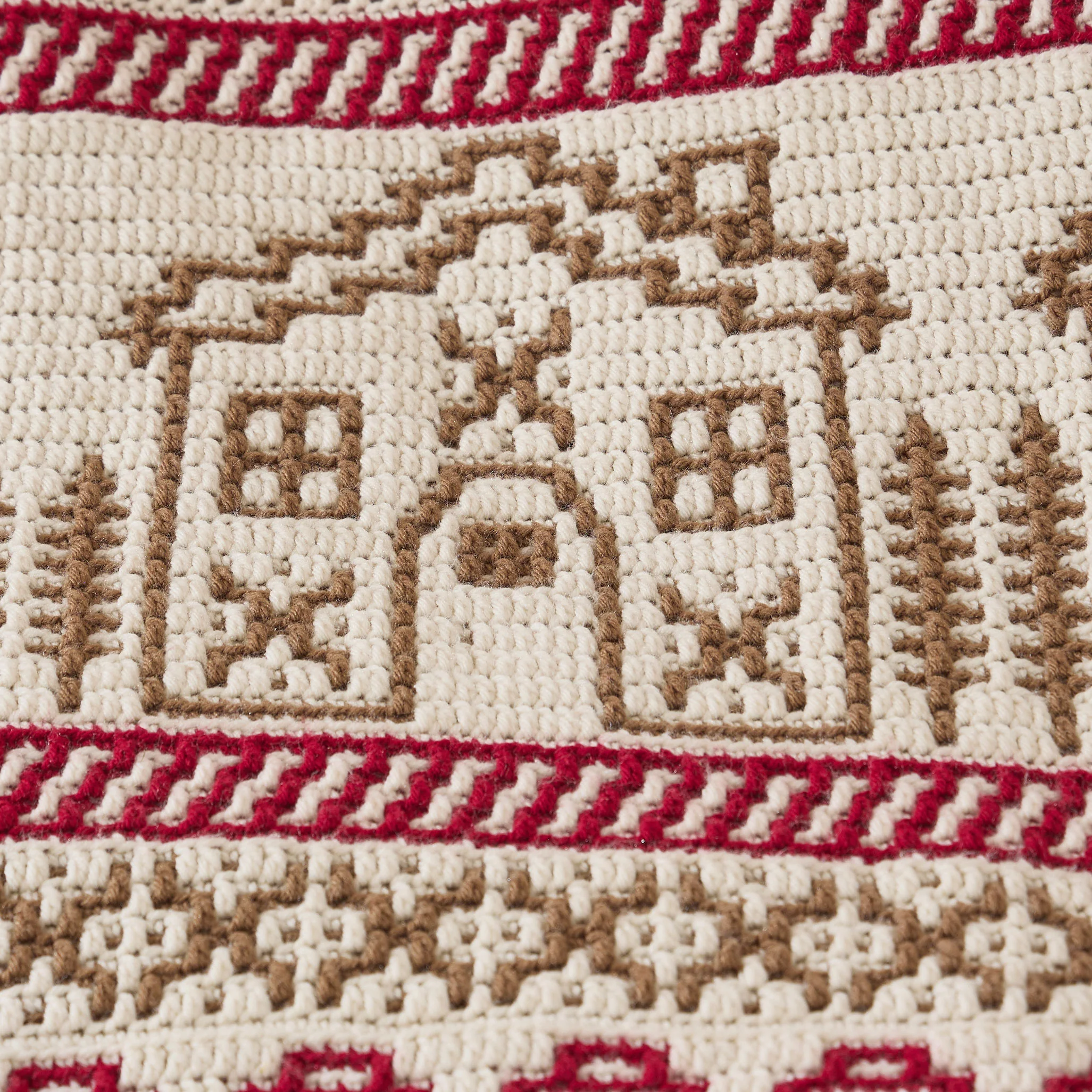 Gingerbread Mosaic Blanket - Image 2