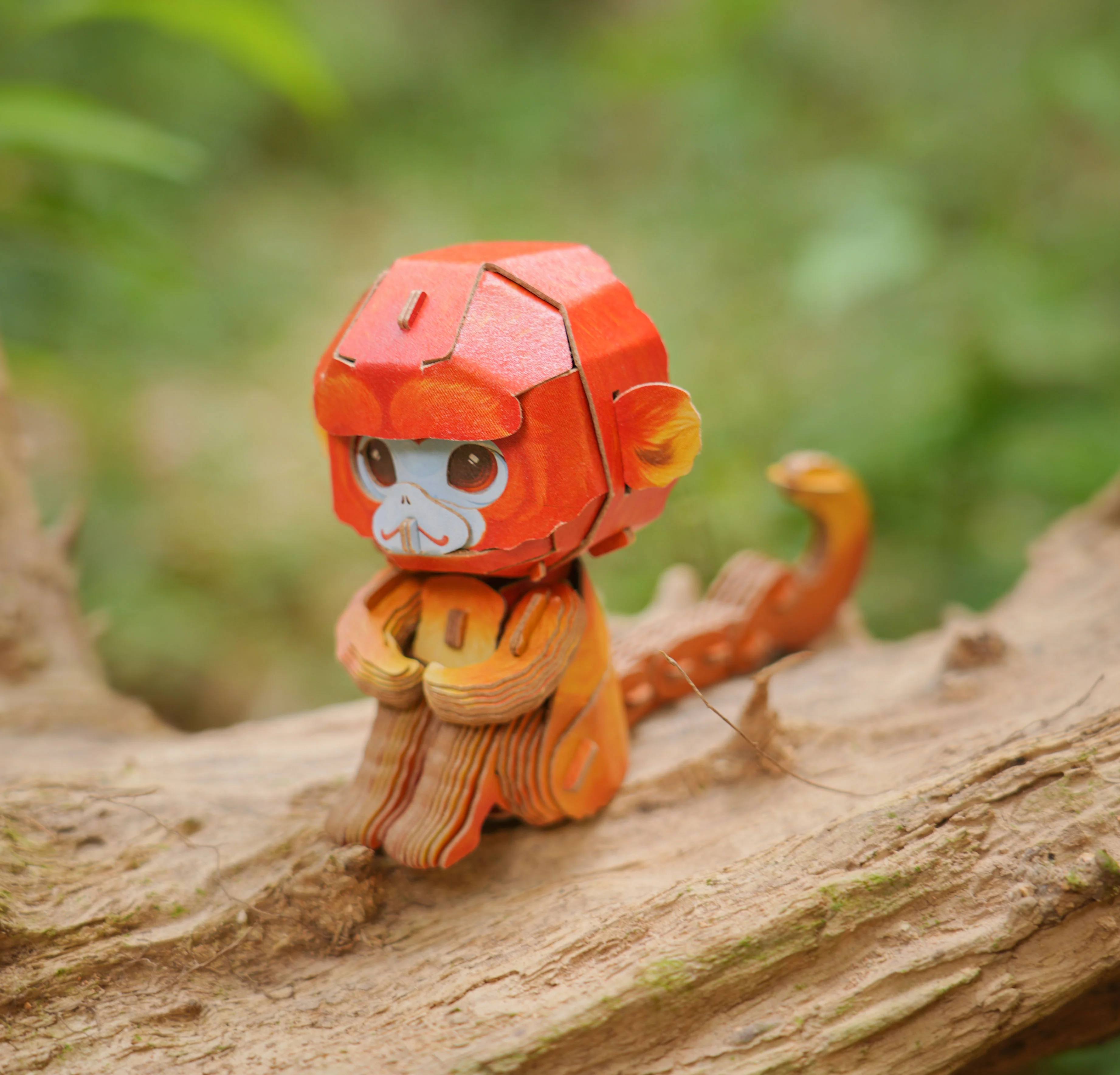 Golden Monkey Tiny 3D Animal Puzzle - Image 2