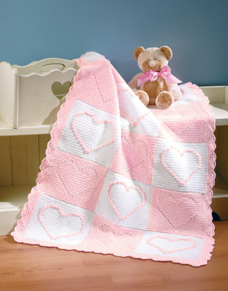 Hearts Blanket Pattern