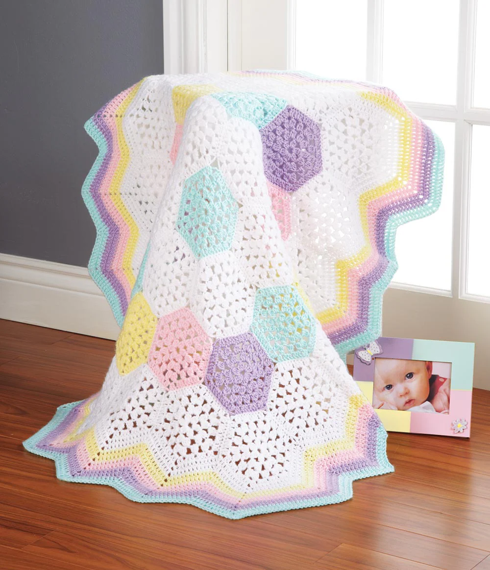 Hexagon Baby Blanket Pattern