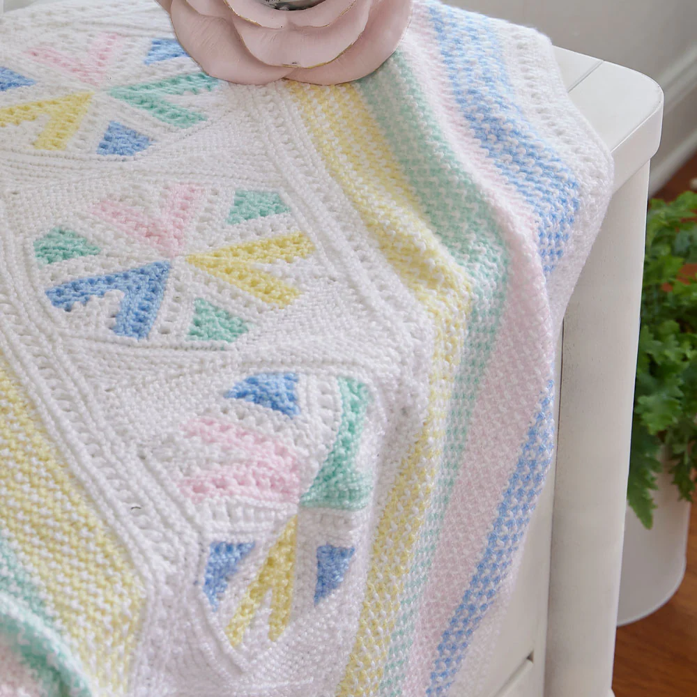 Hexagons and Honeycombs Blanket Pattern - Image 2