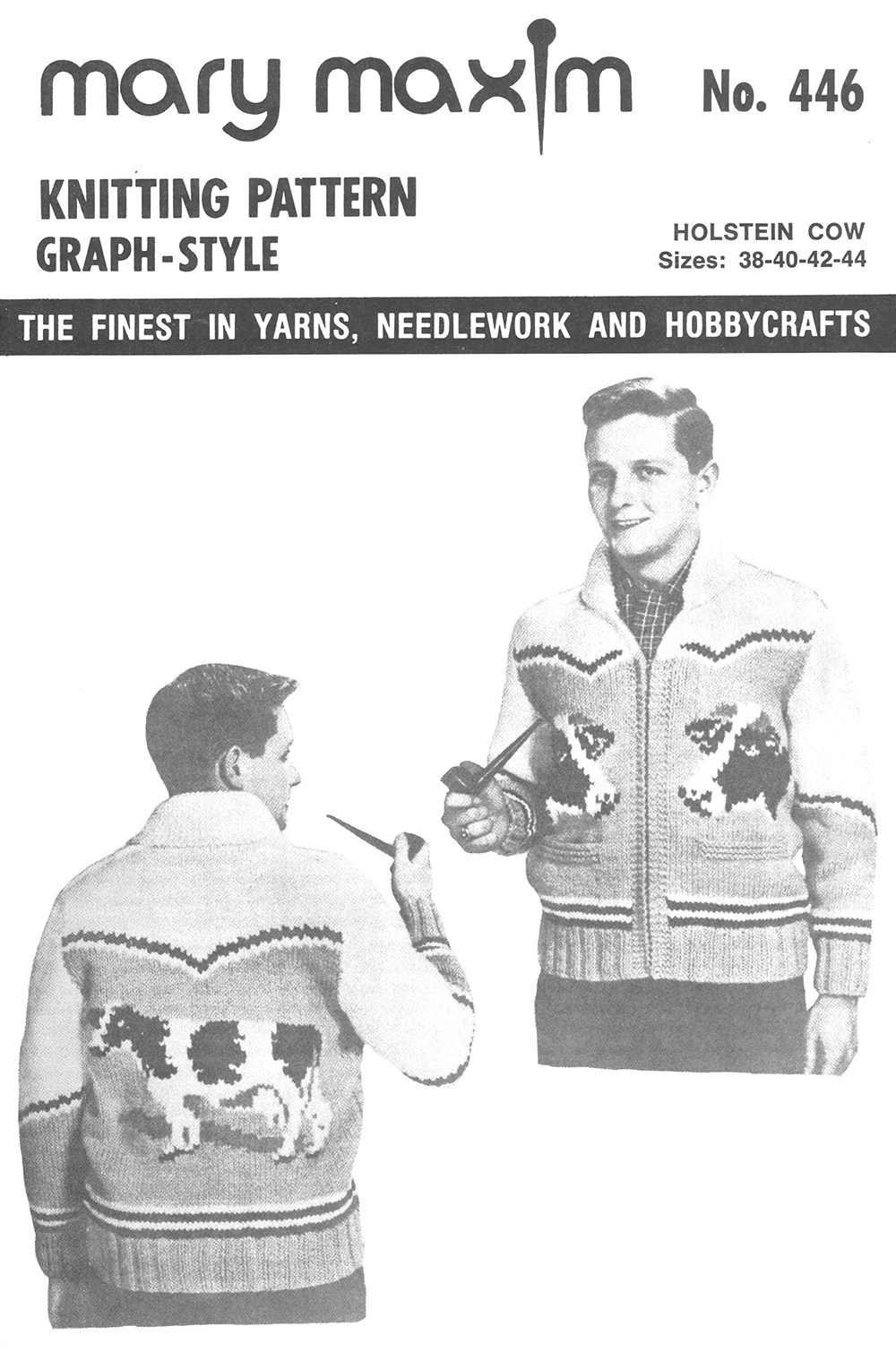 Holstein Cow Cardigan Pattern - Image 2