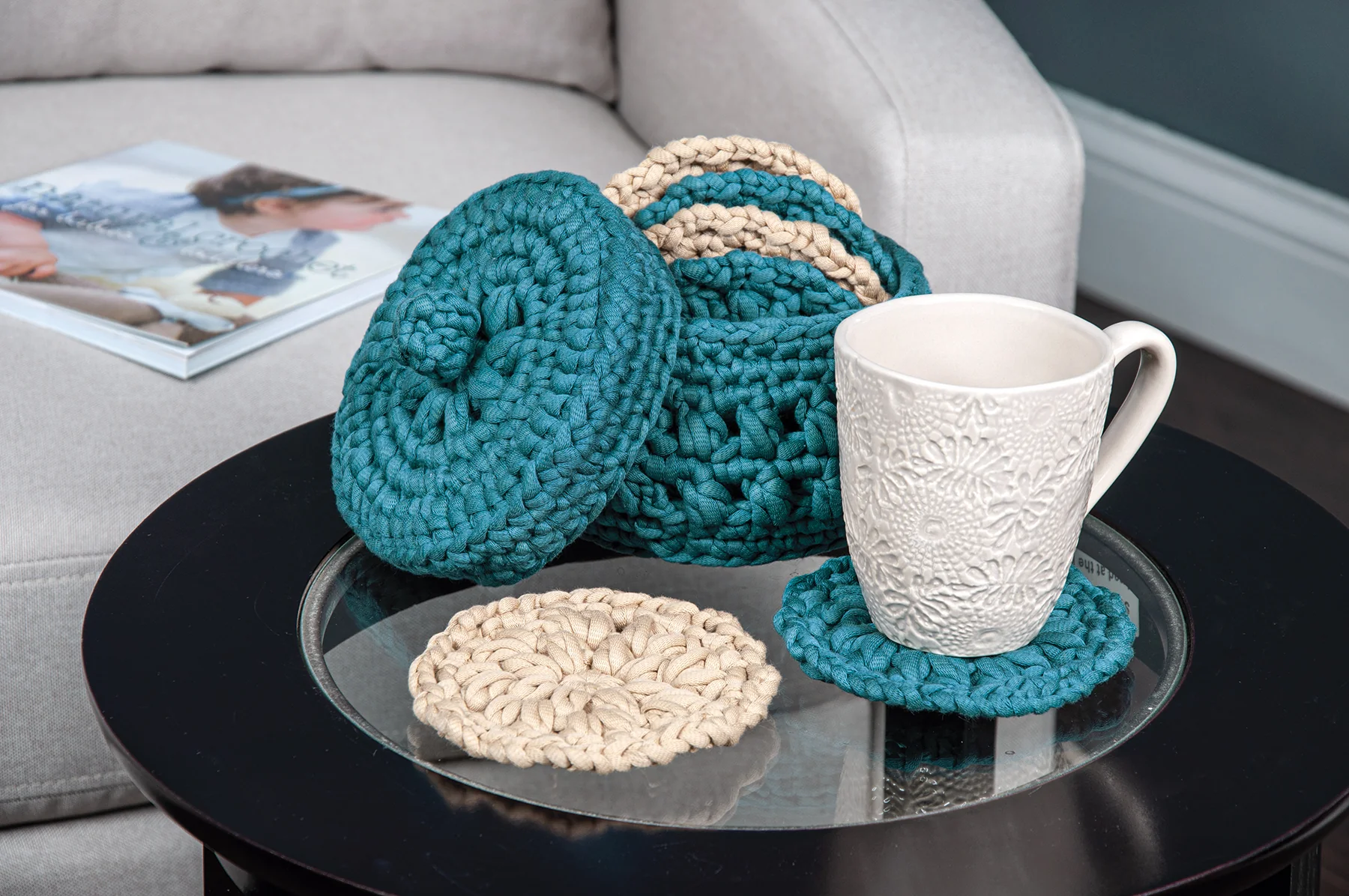 Home Coaster and Holder Set Pattern - Image 2