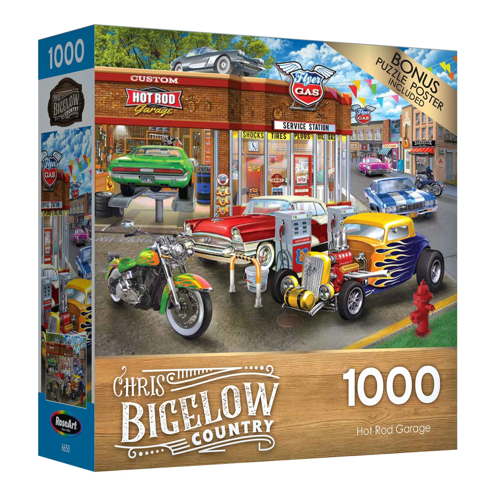 Hot Rod Garage Jigsaw Puzzle - Image 3