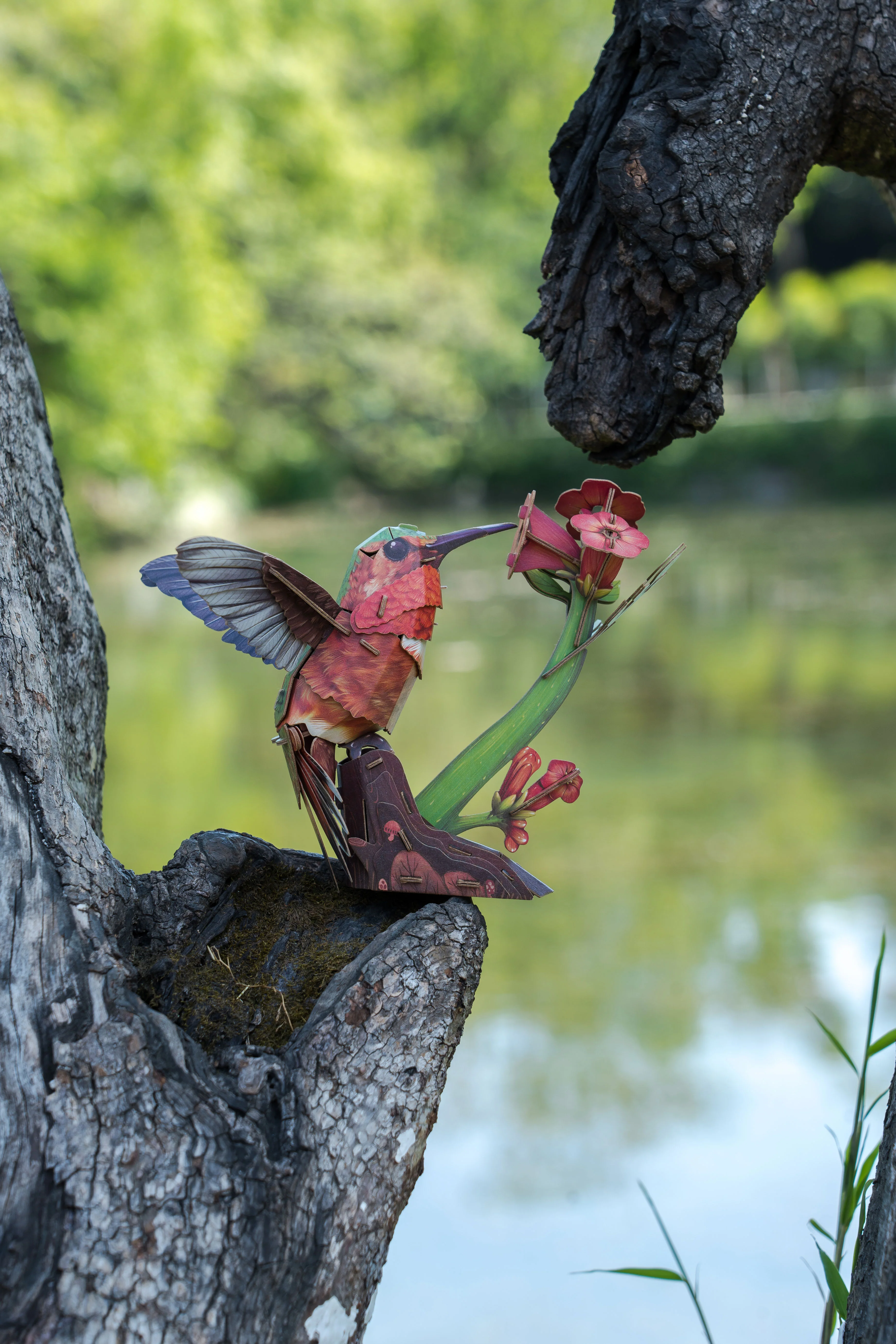 Hummingbird 3D Bird Puzzle - Image 10
