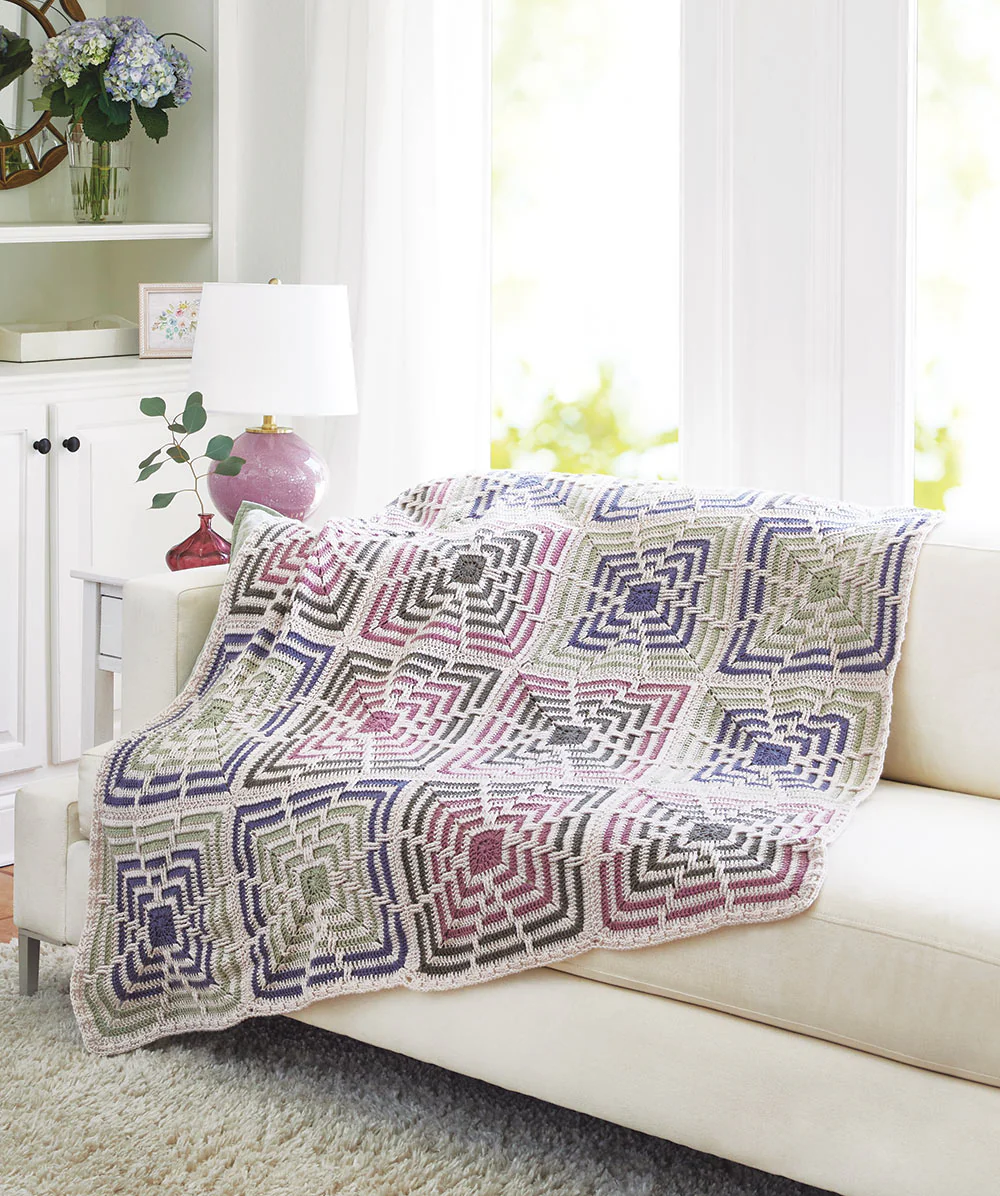 Illusions Afghan Pattern