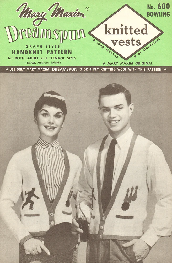 Kitted Bowling Vest Pattern