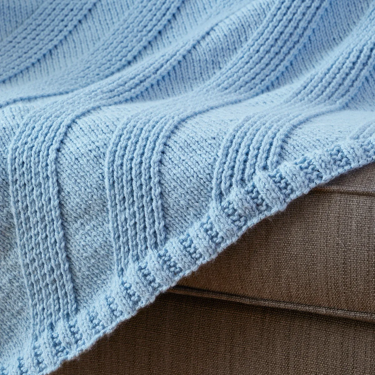 Knit Diagonal Afghan - Image 3