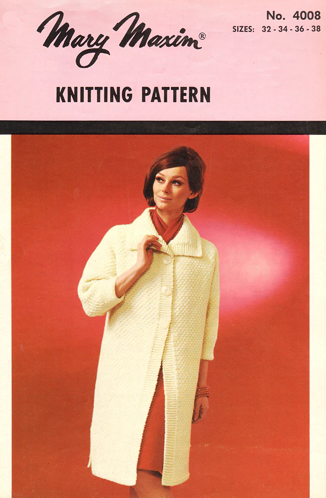 Knitted Dress Coat Pattern - Image 2