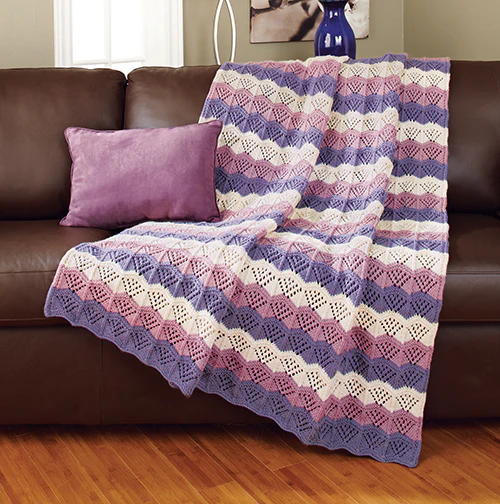 Lace Ripple Throw