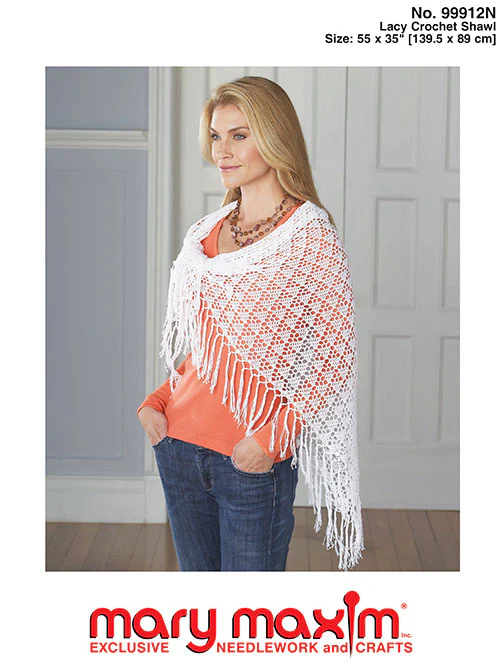 Lacy Crochet Shawl Pattern