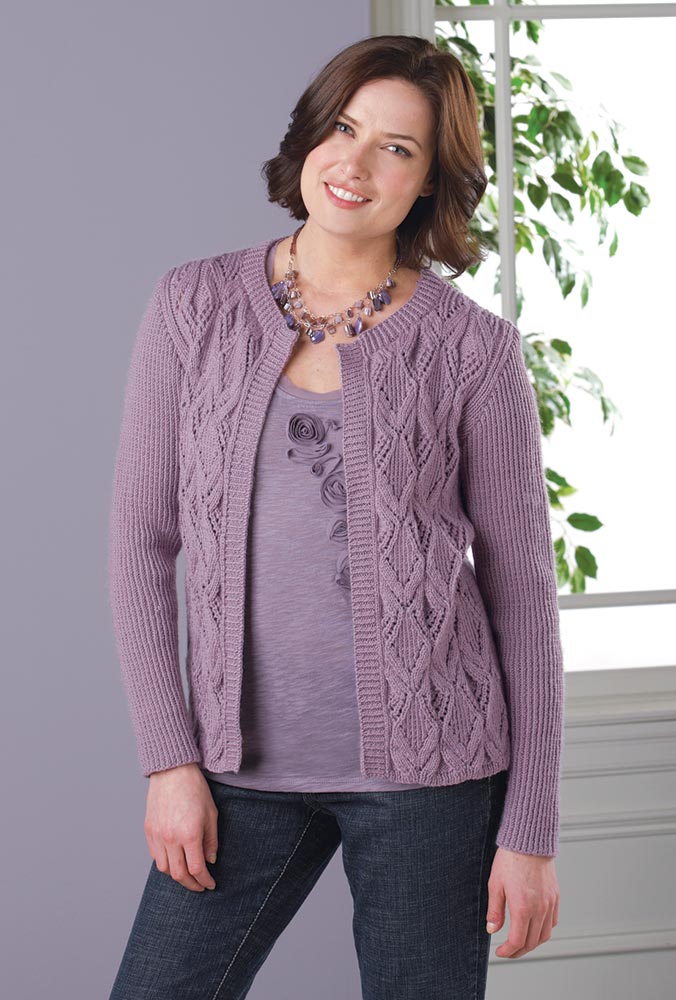 Lacy Ribs Cardigan Pattern - Image 2