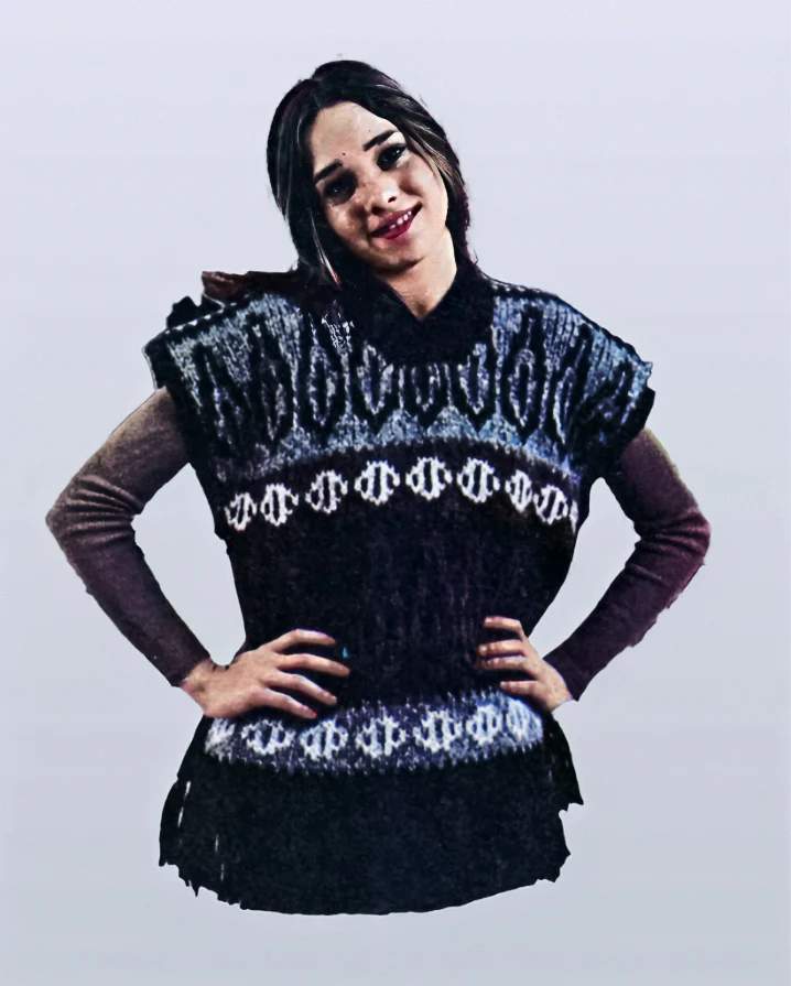 Ladies' or Youth's Poncho Pattern