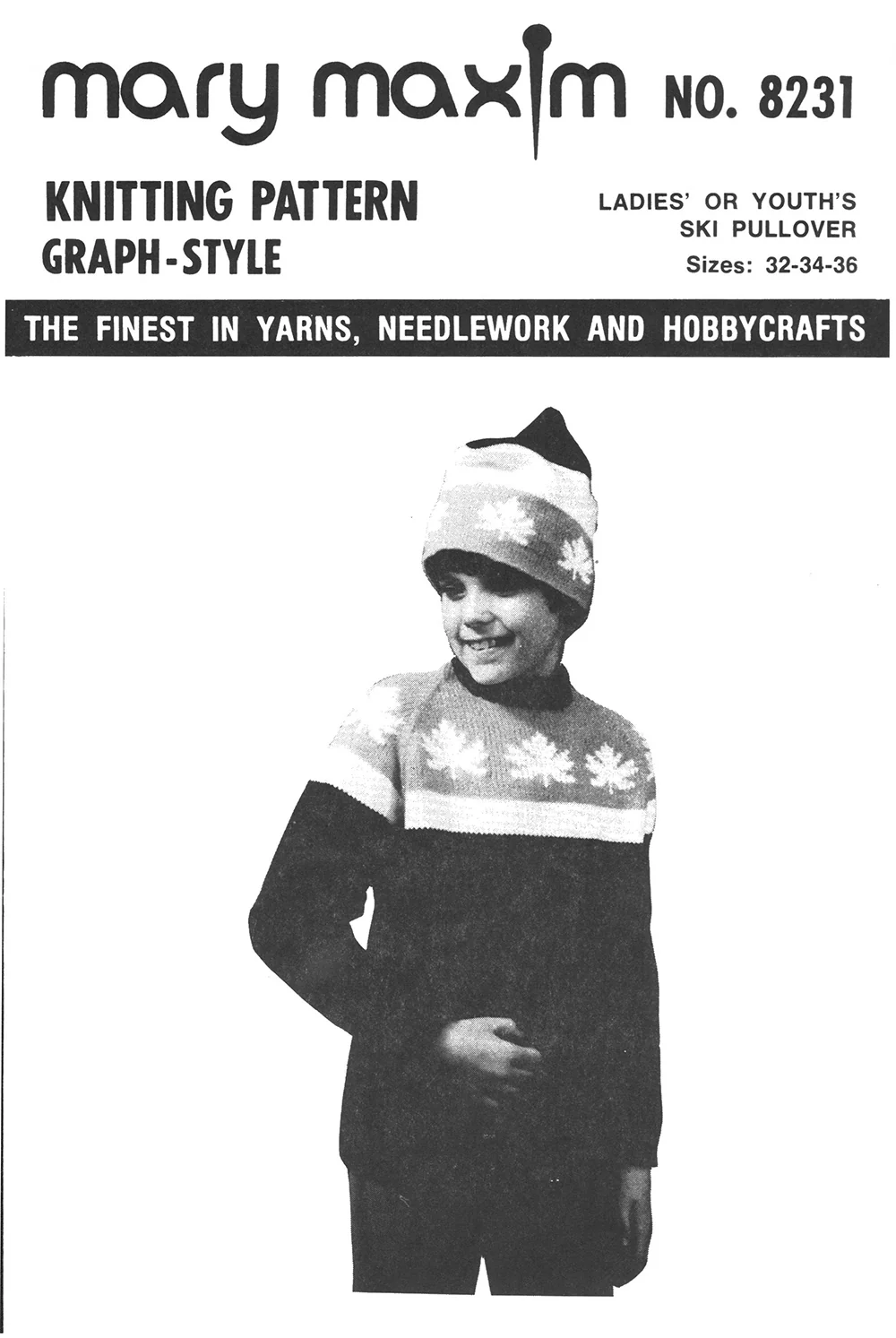 Ladies' Or Youth's Ski Pullover Pattern - Image 2