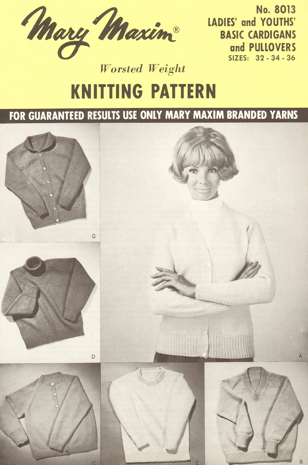 Ladies' & Youths' Basic Cardigan & Pullover Pattern - Image 3