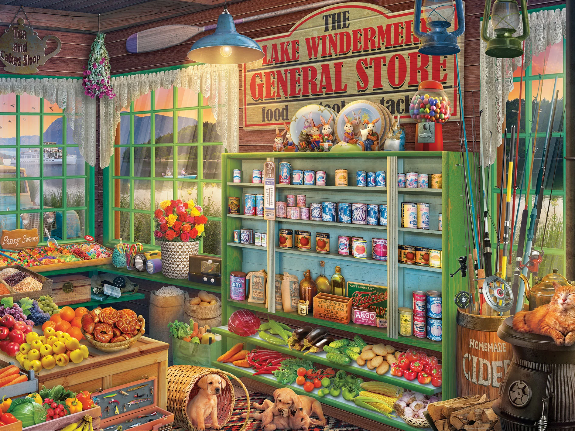 Lake Windermere General Store Jigsaw Puzzle
