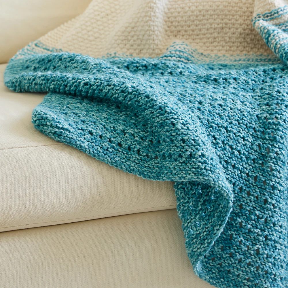Land and Sea Knit Blanket - Image 4