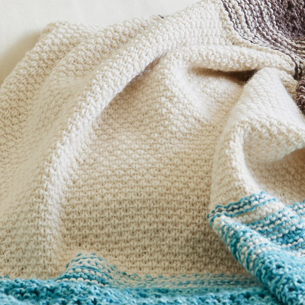 Land and Sea Knit Blanket Pattern - Image 3