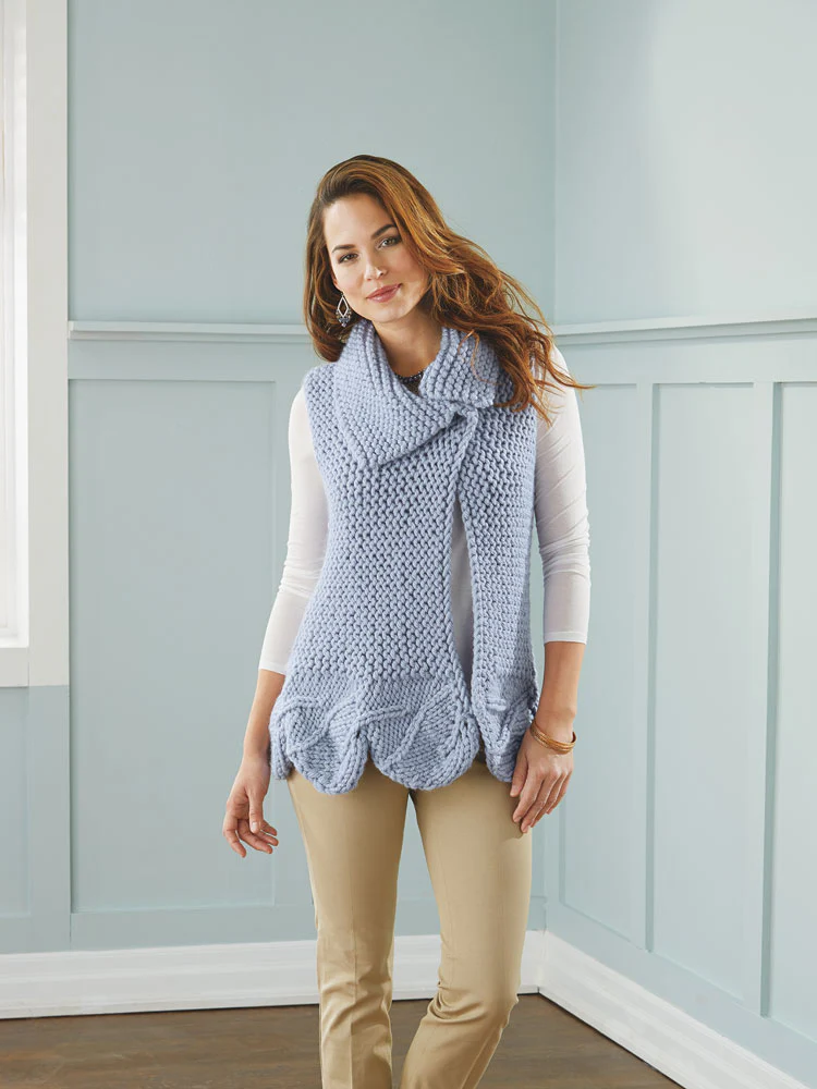 Leaf Border Vest Pattern