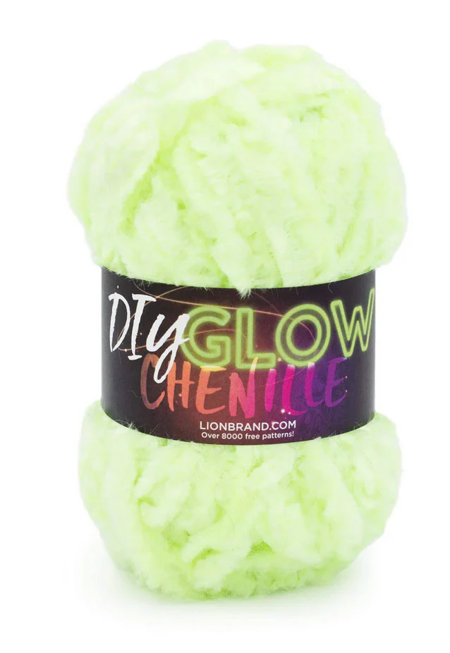 Lion Brand DIY Glow Chenille Yarn - Image 2