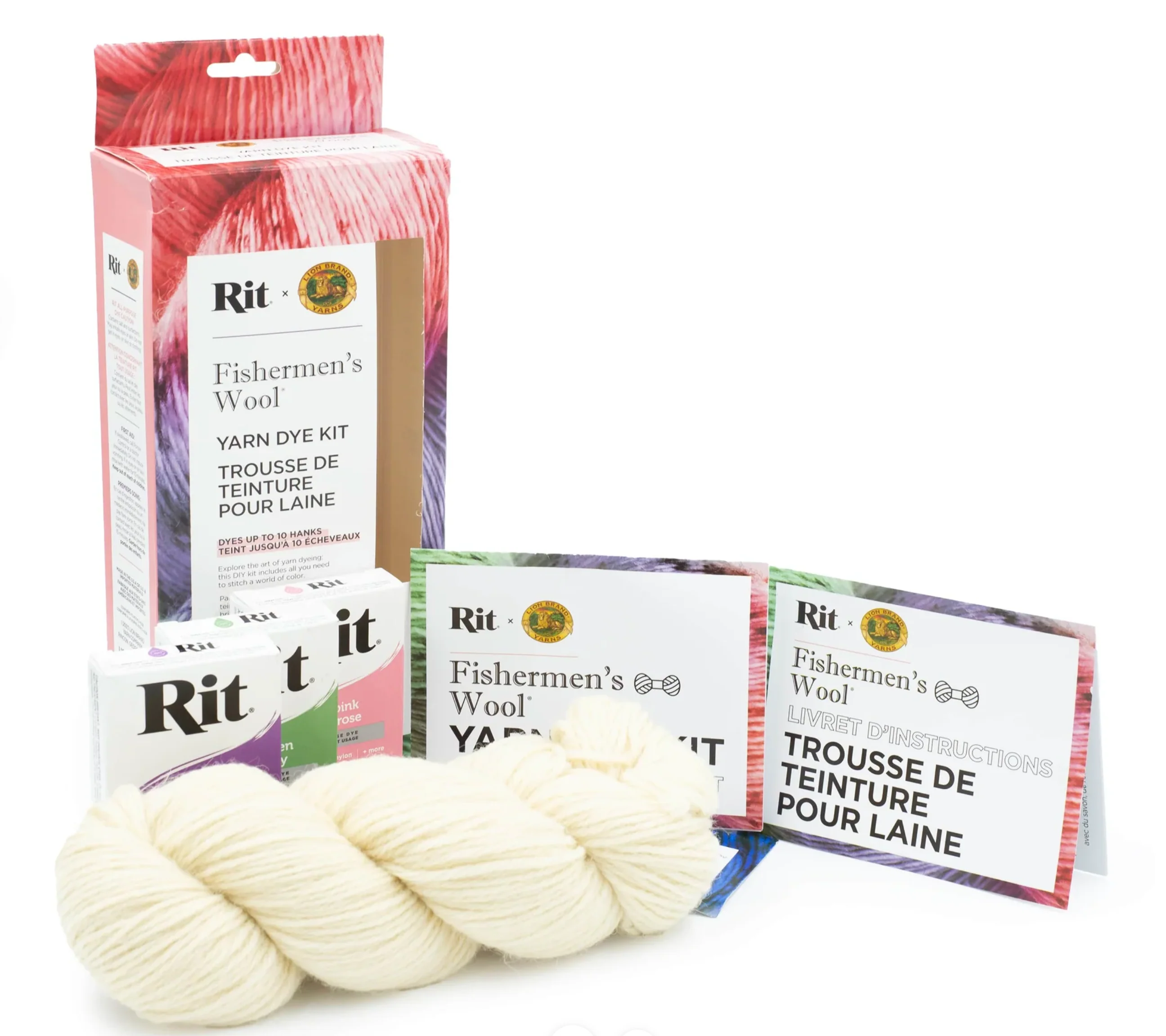 Lion Brand Fisherman's Wool Yarn Dye Kit - Image 2