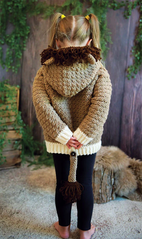 Lion Hoodie - Size 4 (28") - Image 2